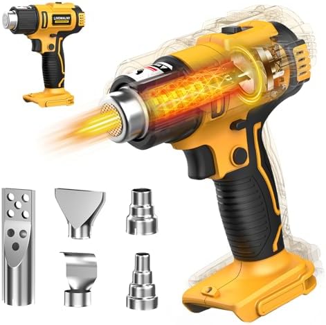 Cordless Heat Gun Compatible with Dewalt 20v Battery (Tool Only)