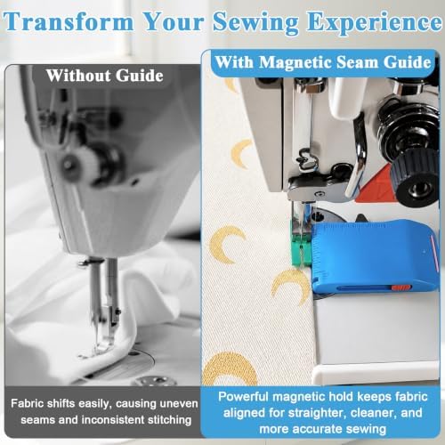 4Pcs Magnetic Seam Guide for Sewing Machine, Sewing Machine Accessories