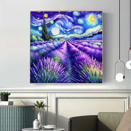 VeGuude Diamond Art Kits for Adults Starry Night 5D Diamond Painting Kits