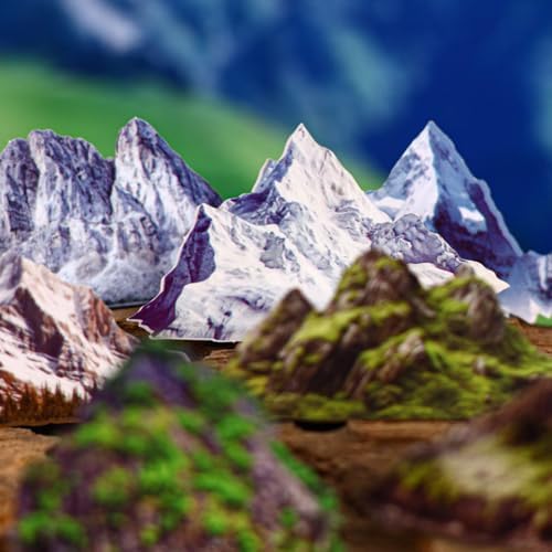 96 Pcs Realistic Mountain Nature Stickers for Junk Journaling