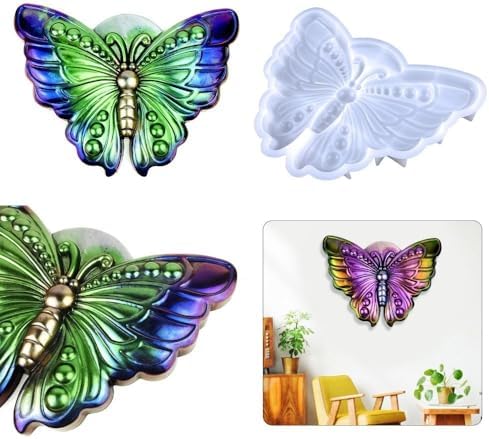 3D Butterfly Silicone Mold for Epoxy/UV Resin Casting DIY Craft Art Decors