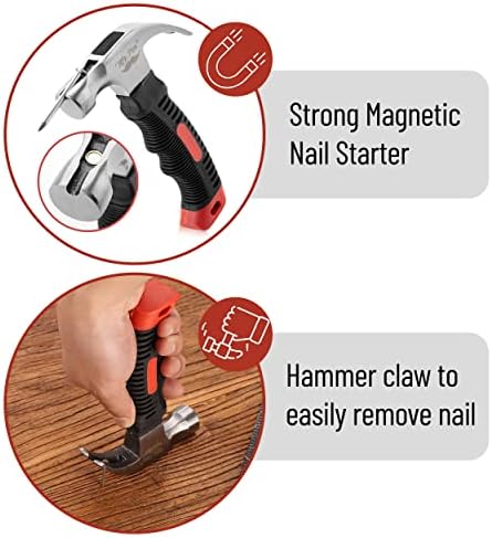 Mr. Pen- Claw Hammer, 8oz, Red, Magnetic