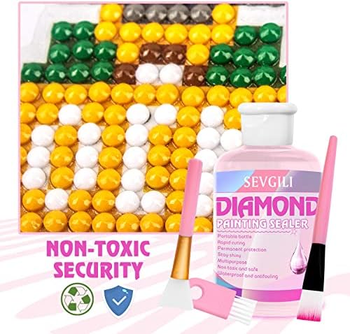 SEVGILI Diamond Painting Sealer Kits 120ML, Diamond Art Sealer (4OZ)