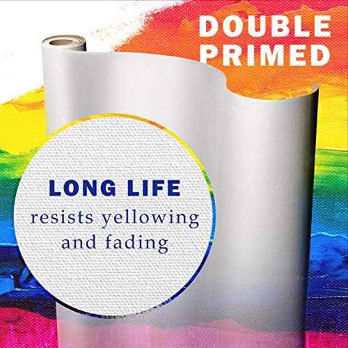 VViViD Double Primed Cotton Canvas 12" Wide Roll Choose Your Size! (100ft x 12" Roll)