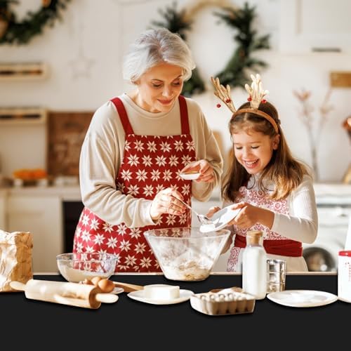 Extra Large Silicone Mat, 31.5x17 Inch Heat Resistant Mat for Kitchen Counter, Non Stick Silicone Baking Mat for Dough and Pastry, Thick Silicone placement Countertop Protector, Black countertop mat