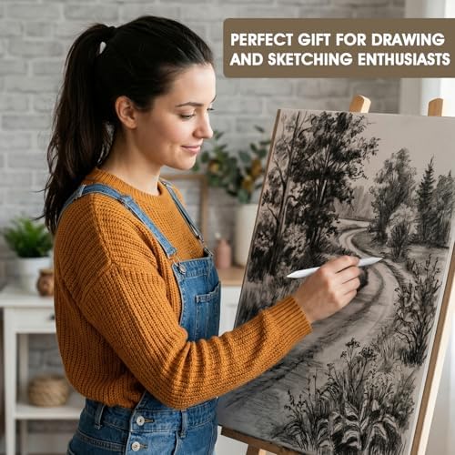 13 Pcs Blending Stump for Drawing, Portable Oil Pastel Blending Tool