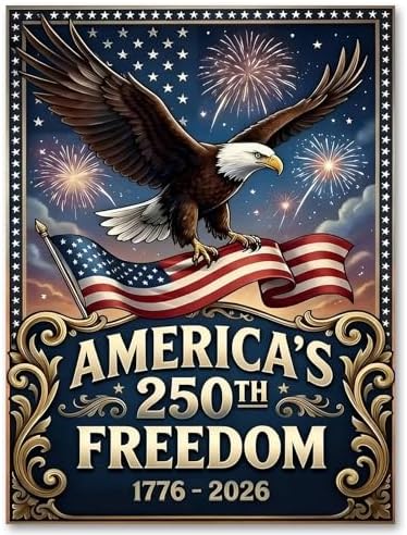 bleihum Eagle Diamond Art Kits for Adults, 4th of July Diamond Painting