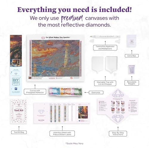 DIAMOND ART CLUB Apex of Fate Diamond Painting Kit for Adults