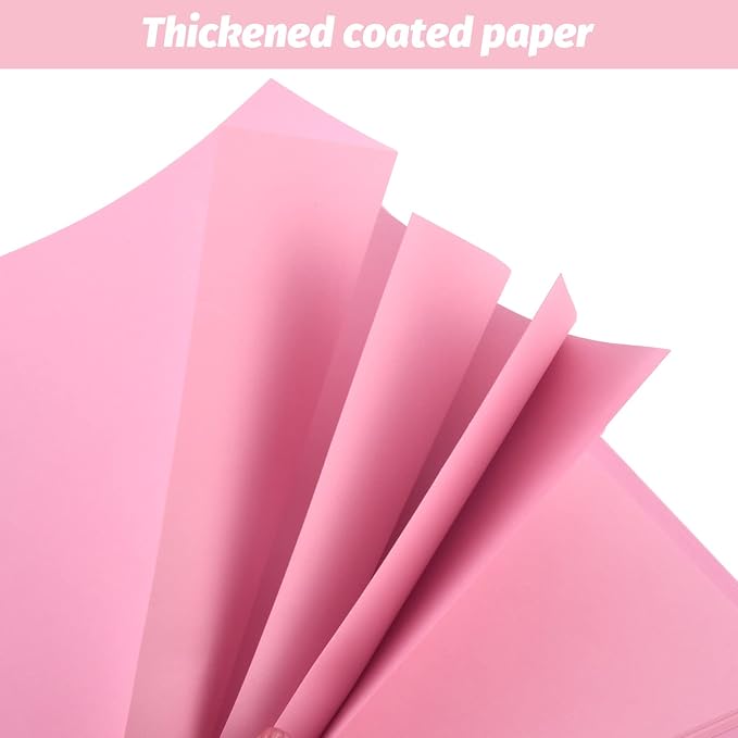 GOTIDEAL 12 x 12 Inch Scrapbook Album with 10 Metallic Markers, Pink | 80 Pages Craft Paper Photo Album for Wedding and Anniversary, Family DIY Photo Album with Scrapbooking Stickers Corners