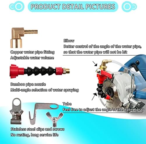 Cutting Machine Misting System Water Sprayer Adjustable Dust Remover Nozzle Coolant Misting Brick for Tile Cutting Machine Grinder (2)