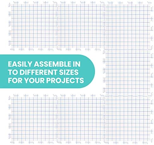 Blocking Mats for Knitting & Crochet Project with 20pcs Blocking Combs