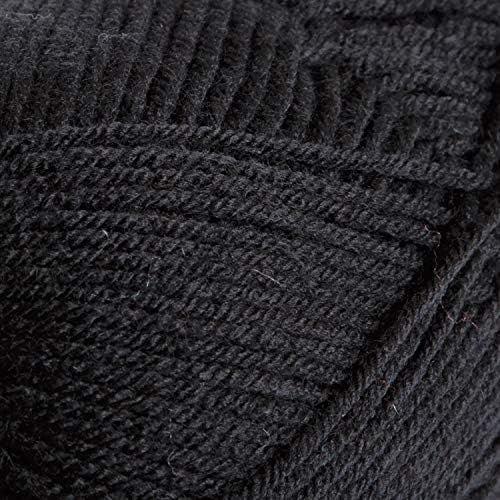 Knit Picks Brava Black Worsted Weight Smooth Acrylic Yarn for Crochet