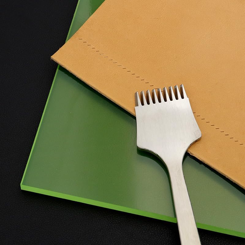 12x8x0.3 in Leather Punch Mat for Leathercraft Punching and Stamping Tools Working Rubber Pad, Translucent Polyurethane