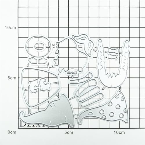 Patchwork Dwarf Characters Metal Cutting Dies for Card Making