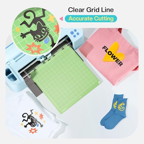 Likcut Cutting Mat 12"x12" for S31 Vinyl Cutter Machine - Standard Adhesive Mat Compatible with Cricut Maker, 3 Pack
