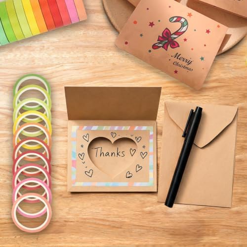 Colorful Washi Tape Set, 20 Rolls Decorative Washi Tape for Scrapbooking Planner Bullet Journal Crafts DIY Art Supplies Gift Wrapping (7.5mm*5M)