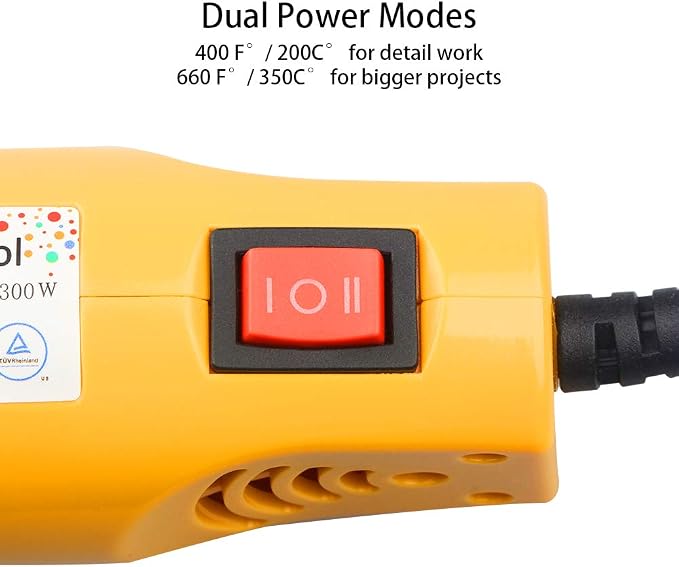 Tomorotec New Power Adjustable Mini Heat Gun, up to 660 F