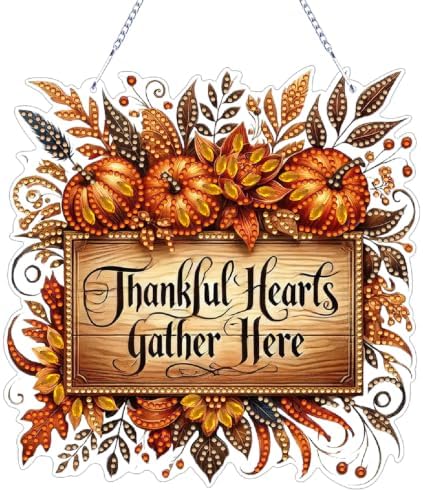Fall Hanging Diamond Art Kits for Adult Diamond Painting Kit Pendant