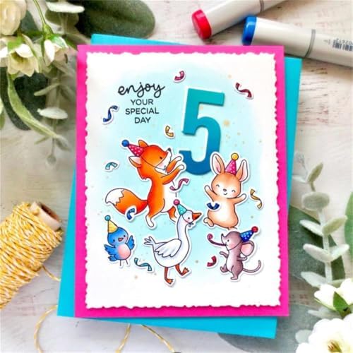 Cutting Dies Metal Stencils Scrapbooking Tools DIY Embossing Template for Paper Card Making Album Arts Crafts Supplies (0-9 Numbers-8.5x6.4cm)