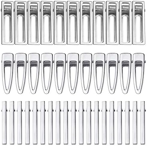 60PCS Hair Clips for Silicone Resin Molds, DIY Hair Bow Clips Pearl Hairpin Hair Accessories for Girls and Women (Silver)