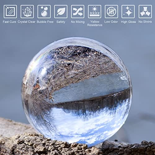 LET'S RESIN UV Resin, 500g Hard Ultraviolet Epoxy Resin for Jewelry Making | Crystal Clear, Low Viscosity, UV Glue, Low Odor, Anti-Yellowing, Fast Cure for Jewelry, Earrings, Necklace, Keychain