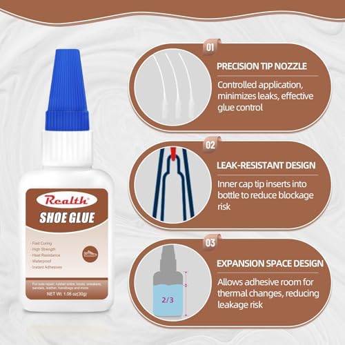 30g Shoe Glue for Sole Repair, Waterproof Flexible Adhesive
