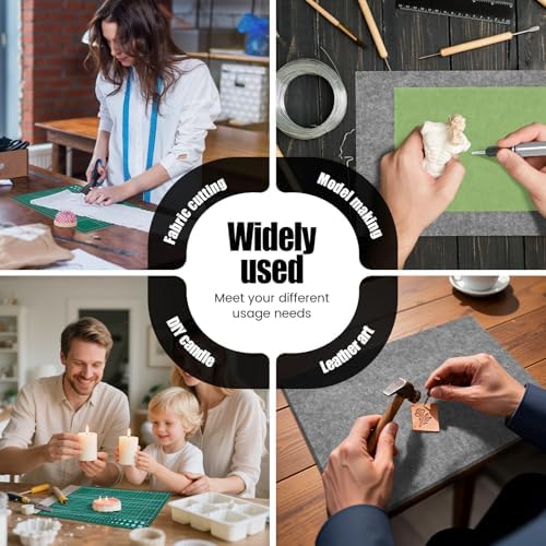 4 Pcs Leather Craft Pad Set, Cutting Mat & Sound Absorbing Pad