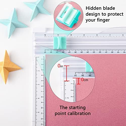 Ecraft Paper trimmer Scoring Board: 12 x12 inch craft paper cutter - folding & Scorer for cover of book & Gift box and Photo etc