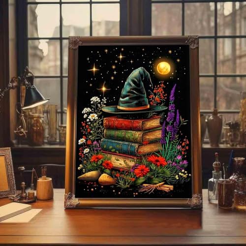 Vesmiral Book Diamond Art Kits for Adults 12x16inch