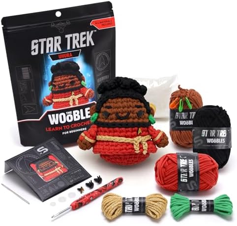 The Woobles Star Trek Crochet Kit for Beginners (Uhura)