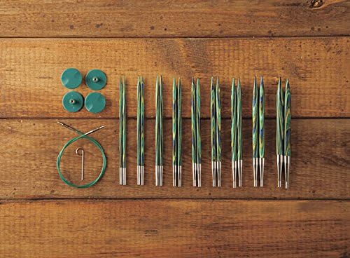 Knit Picks Caspian Wood Interchangeable Knitting Needles Set - US 4-11