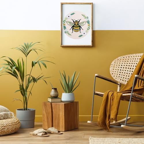 Louise Maelys Bee Embroidery Kit for Beginners Cross Stitch Kit for Adults
