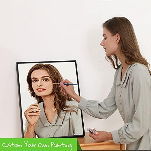 Photo to Custom DIY Paint by Numbers for Adults,Your Own Private Picture Personalized Customized PBN, Acrylic Painting Oil Painting on Canvas for Beginners-Gift for Family(20x32in/50x80cm)