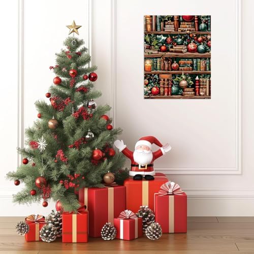 ICYANART Christmas Paint by Numbers Kit for Adults Beginner 16x20Inch
