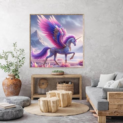 Unicorn Diamond Art Kits for Adults, Diamond Painting Kits 14x14 Inch