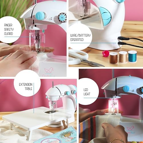 CraftBud Mini Sewing Machine for Beginners, Adults and Kids Sewing Machine
