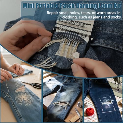 XPFXPF Knit Patch PatchMaker 2.0 Kit, Mini Darning Loom