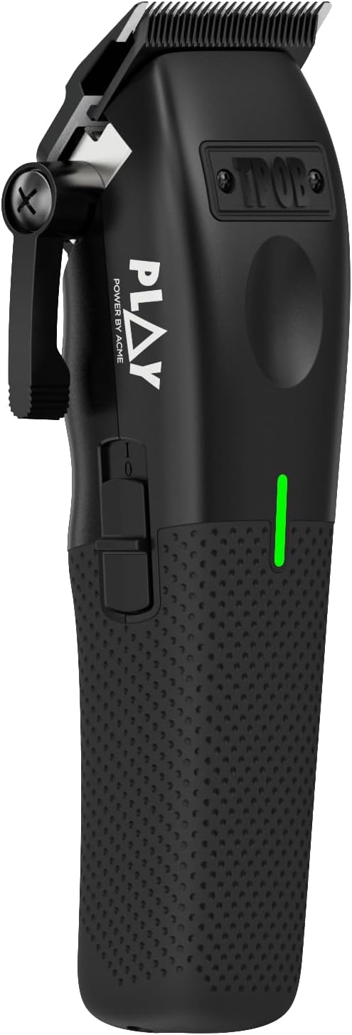 TPOB Play Barber Hair Clippers for Men 7500 RPM with Rubber Grips (Blackout)