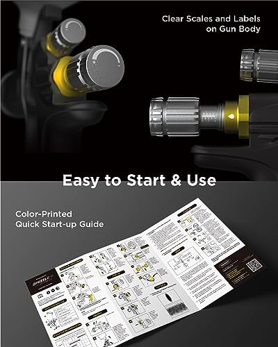 InoKraft D1 LVLP Air Spray Gun Basic Kit