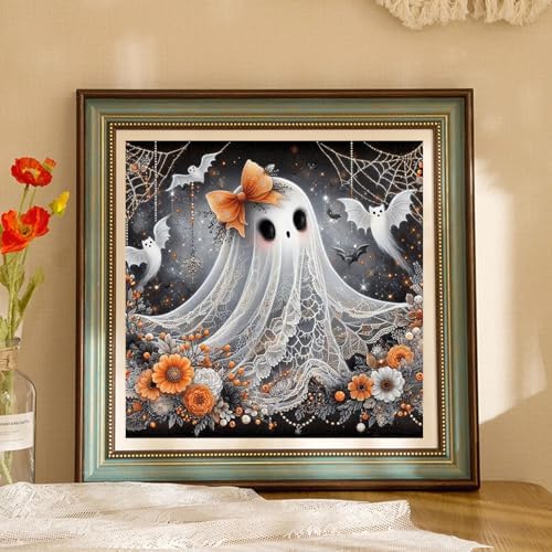 Xylogist Halloween Diamond Art Kits for Adults 14x14 Inch