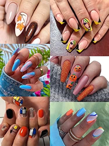 12 Color Nail Art Pens Kalolary Nail Art Markers Point Graffiti Dotting Pen
