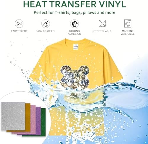 Convend The Ultimate Accessories Bundle for Maker and All Explore Air | The Starter Kit with Deluxe gift packaging,Weeding Tools,Glitter Vinyl,Permanent Vinyl,Transfer Paper for Crafting Projects