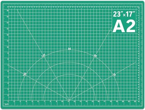 DIYSELF 23in×17in Cutting Mat, A2 Self Healing Craft Mat for Sewing