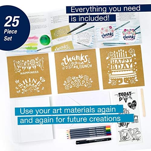 Faber-Castell 20 Minute Studio Card Making for Beginners – Create Your Own DIY Greeting Cards with Watercolors