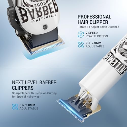 BESTBOMG® Hair Clippers for Men, Clipper, Trimmer & Shaver Set, BS-Y4T9