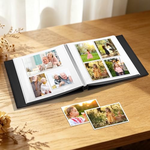 Large Photo Album Self Adhesive Scrapbook, 30 Sheets/ 60 Pages Photo Book for 4x6, 5x7, 8x10 Pictures, DIY Album for Birthday Gifts for Women Mom Wedding Baby Family Travel