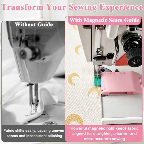 4Pcs Magnetic Seam Guide for Sewing Machine, Sewing Machine Accessories