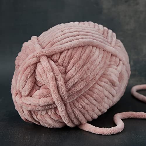 Loops & Threads Sweet Snuggles Yarn - Yarn for Knitting, Crochet, Weaving, and Arts & Crafts - Pink, Polyester, 8.8 oz