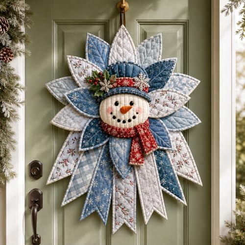 Beginner-Friendly Oversized Christmas Character Quilted Door Hanger