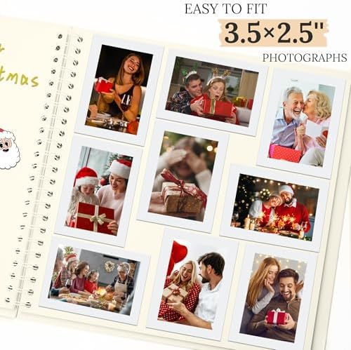 Scrapbook Photo Album 10"x10" 50 Sheets 100 Pages Hardcover Kraft Paper